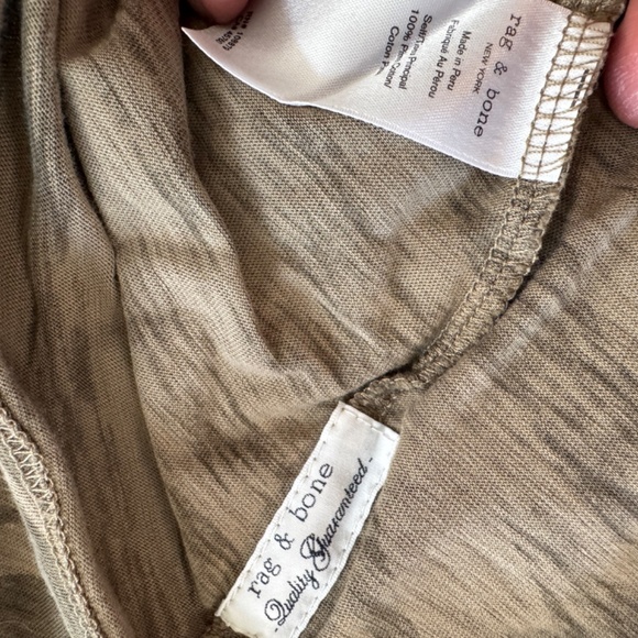 rag & bone Zebra print Khaki Green T - Picture 5 of 5